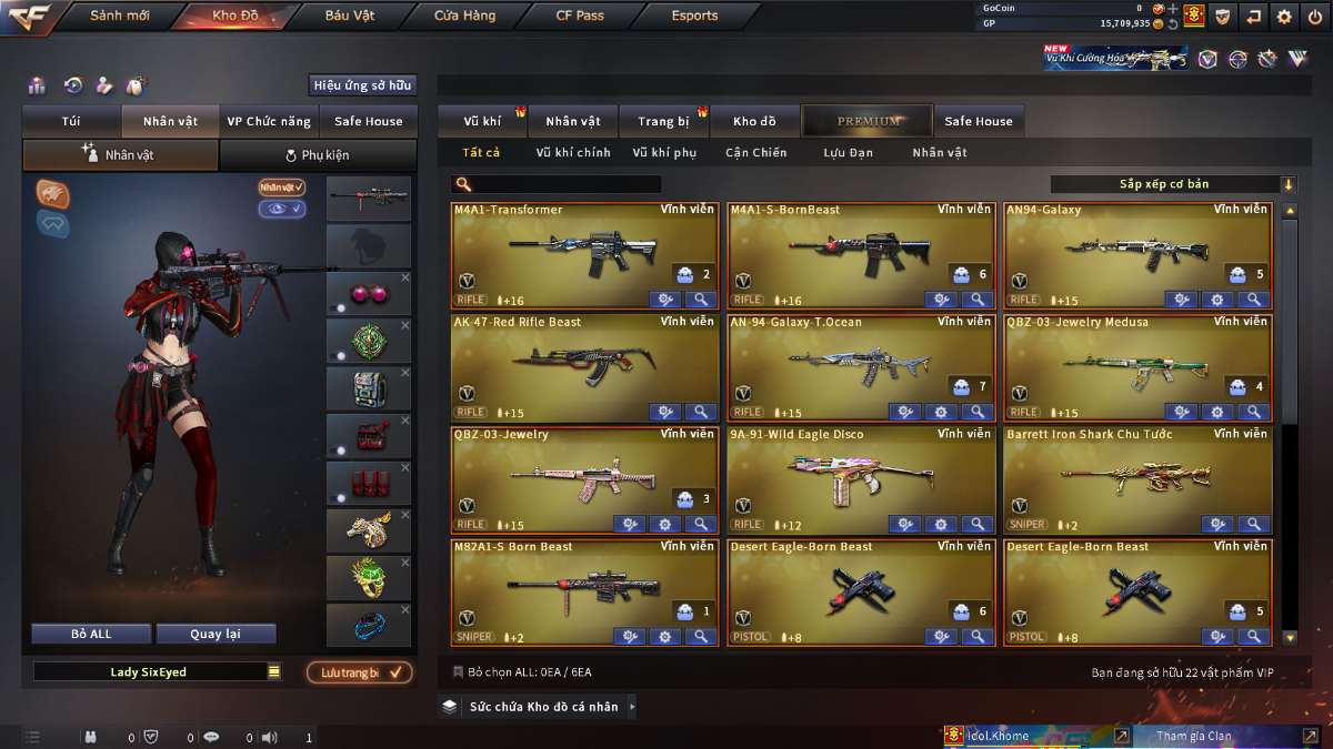 shop acc cf uy tin gia re